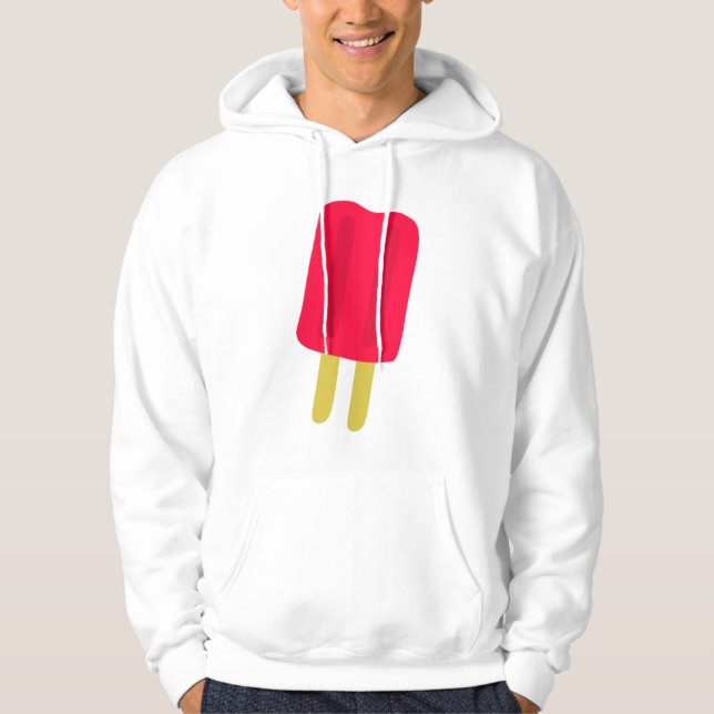 Red Popsicle Manar Hoodie (Framsida)