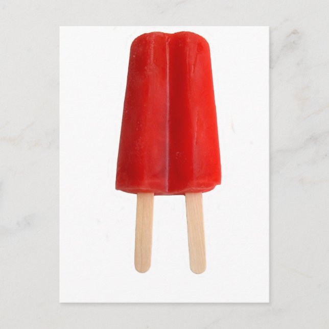 Red Popsicle Vykort (Framsida)