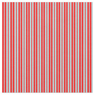 Red & Powder Blue Linjer Tyg
