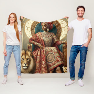 Red Princess/Lejon Fleece Blanket