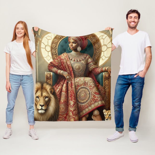 Red Princess/Lejon Fleece Blanket (På plats)