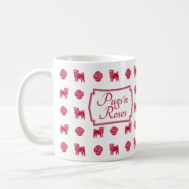 Red Pugs och Ro Kaffemugg (Vänster)