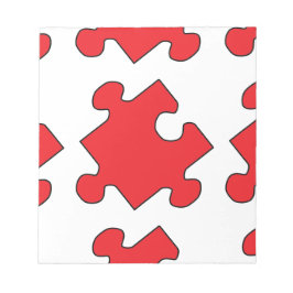 RED PUZZLE BIET ANTECKNINGSBLOCK