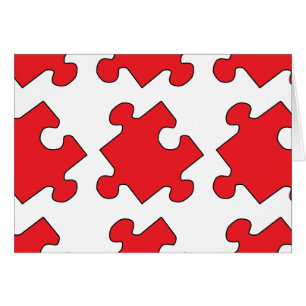 RED PUZZLE BIET HÄLSNINGSKORT