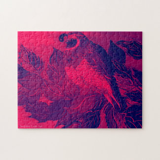 Red Quail Puzzle Pussel