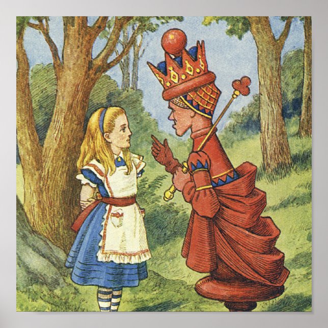 Red Queen Canvas Art Poster (Framsidan)