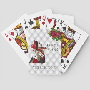 Red Queen of Hearts Alice in Wonderland Casinokort