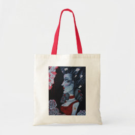 Red Queen of Hearts Alice Wonderland Fantasy Art Tygkasse