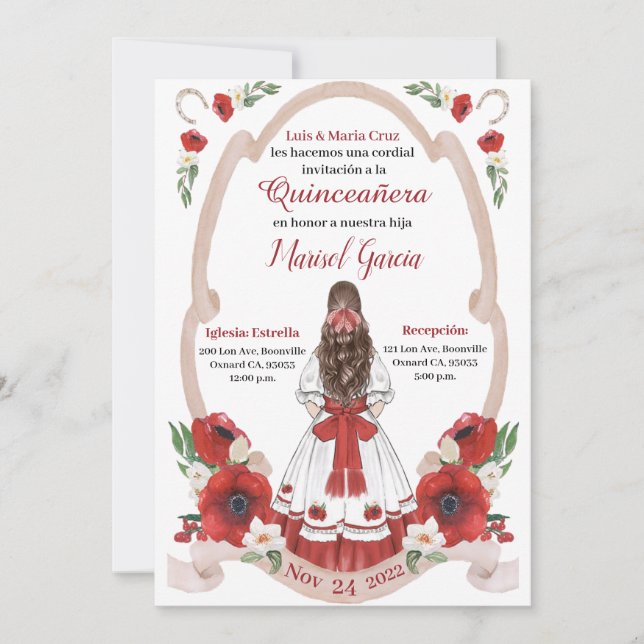 Red Quinceanera Charra, Rancho Charro Western (Framsida)