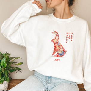 Red Rabbit Origami År 2023 T Shirt