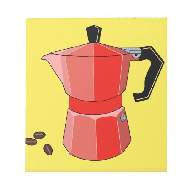 Red Rainbow Espresso Anteckningsblock (Framsida)