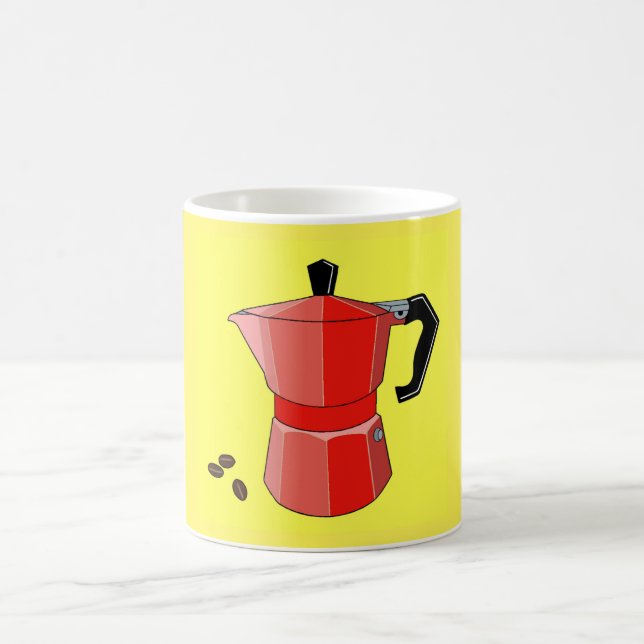 Red Rainbow Espresso Kaffemugg (Center)