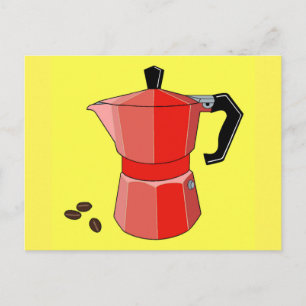Red Rainbow Espresso Vykort