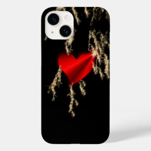 Red Rainbow Heart med Thunderbolt