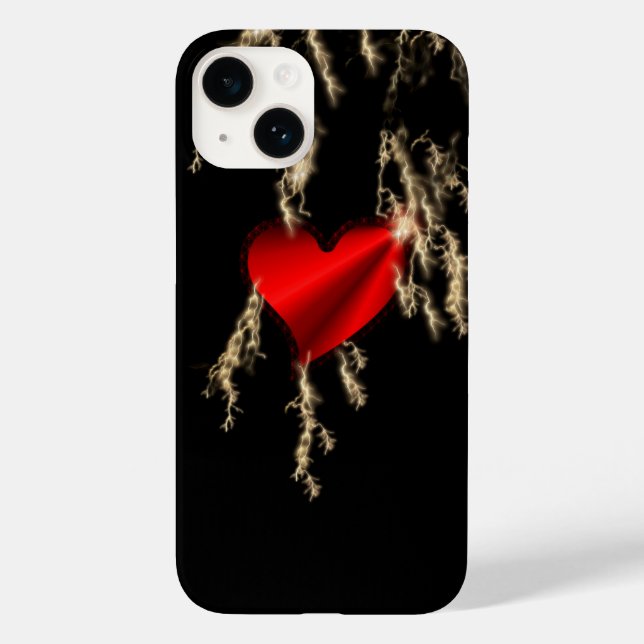 Red Rainbow Heart med Thunderbolt (Baksida)