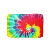 Red Rainbow Tie Dye