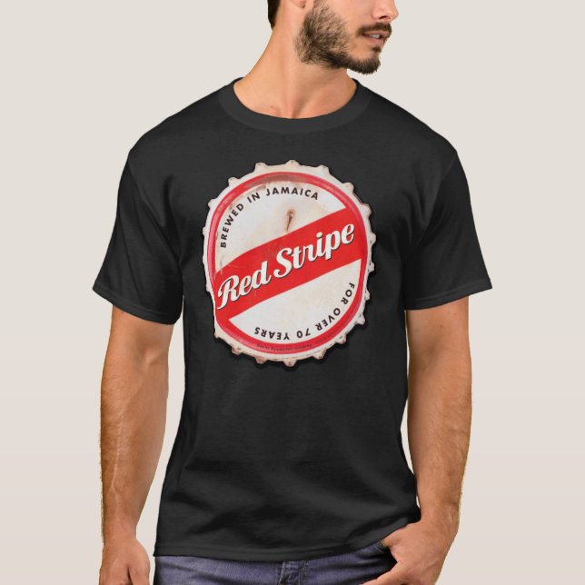 Red Rand Flaska Cap Essential T-Shirt (Framsida)