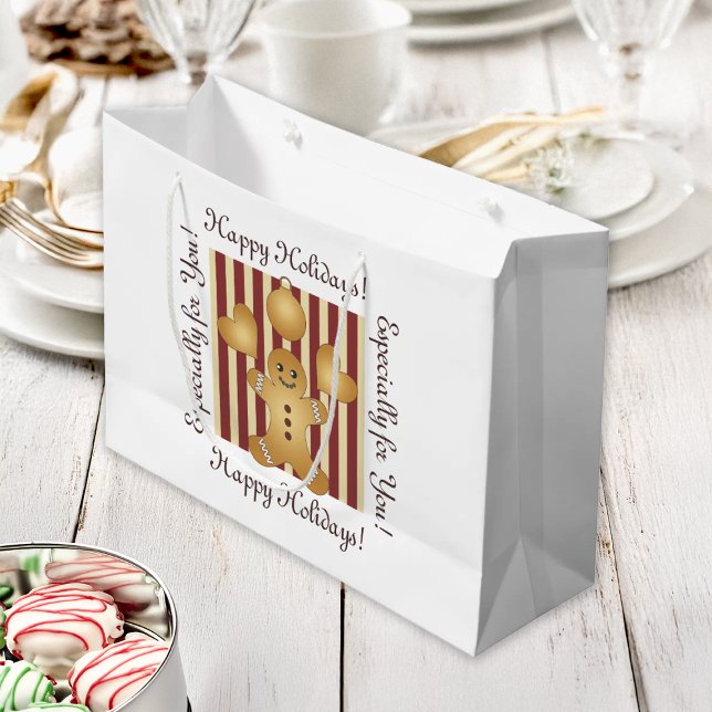 Red Rand jul Cookie Cute Pepparkaksgubbe (Skapare uppladdad)