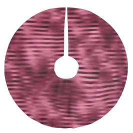 Red Rand Julgransmatta Borstad Polyester