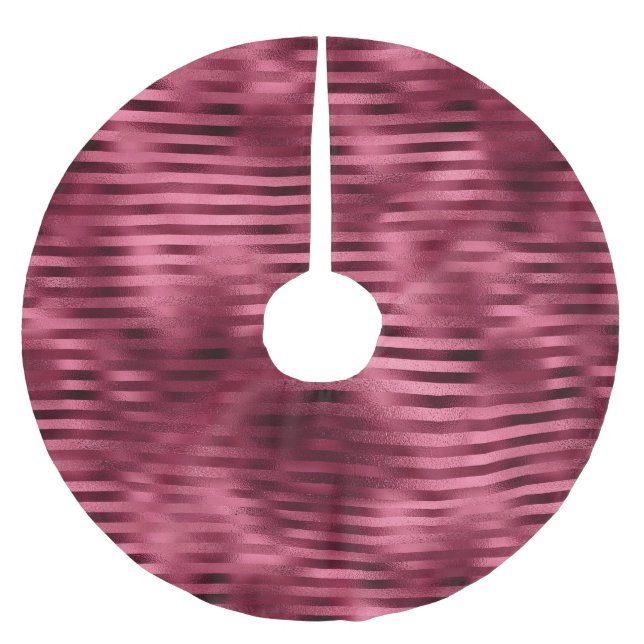 Red Rand Julgransmatta Borstad Polyester (Framsidan)