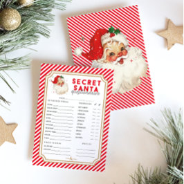 Red Rand julSecret Santa Questionnaire