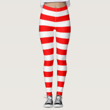 Red Rand Leggings