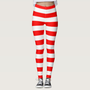 Red Rand Leggings