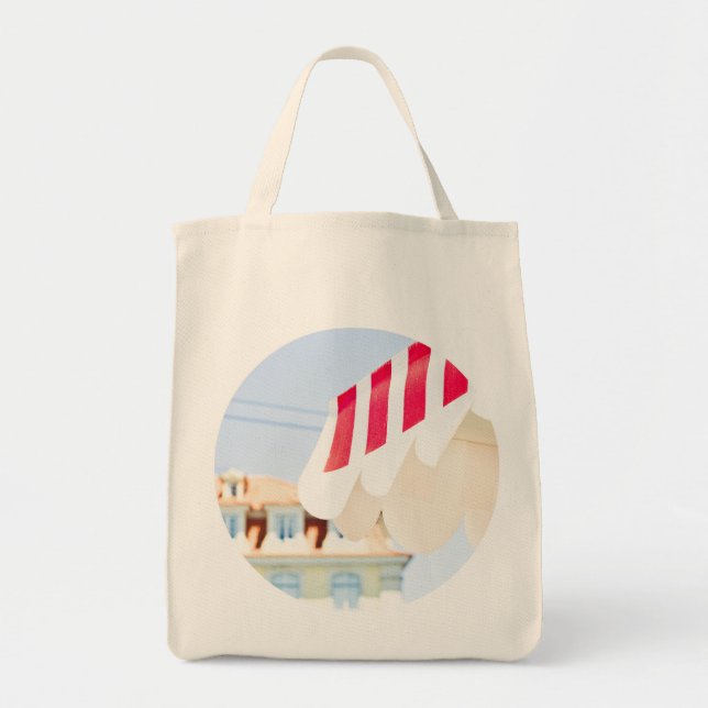 Red Rand Tote Tygkasse (Framsidan)