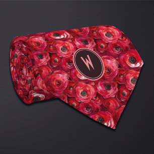 Red Ranunculus Blommigt Slips