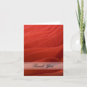 Red Ranunculus Bridesmaid Tack Kort