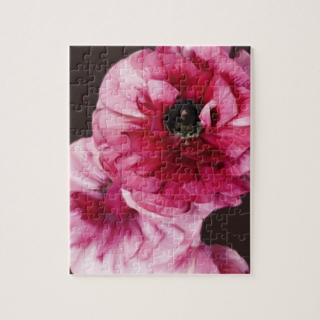 Red Ranunculus Pussel (Vertikal)