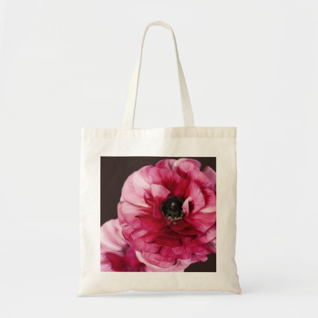 Red Ranunculus Tygkasse (Framsidan)