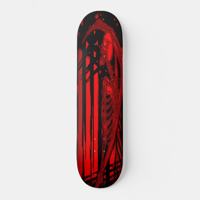 Red Reaper Mini Skateboard Bräda 18,5 Cm (Framsida)