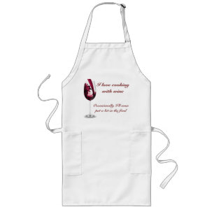 Red Red Vin - Long Apron Långt Förkläde