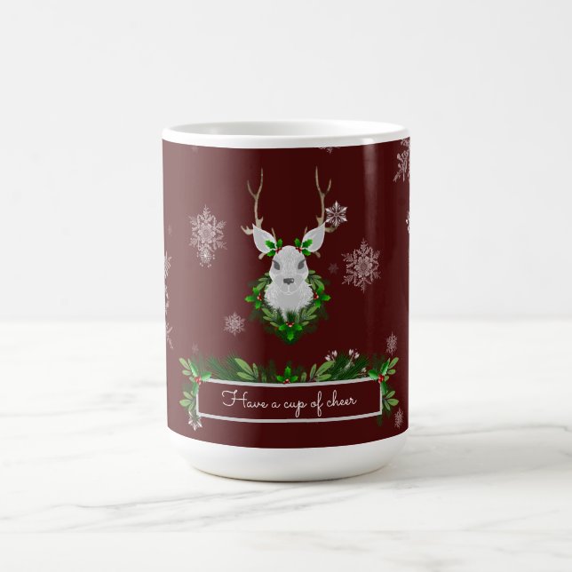 Red Reindeer Coffee Mugg (Center)