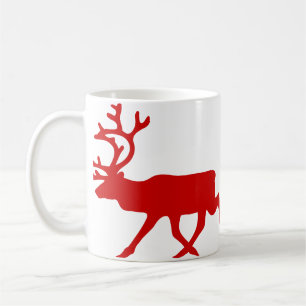 Red Reindeer / Västindiou Silhouette Kaffemugg