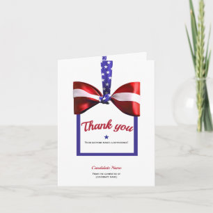 Red Republican Patriotic Helgdag Donor Volunteer Tack Kort