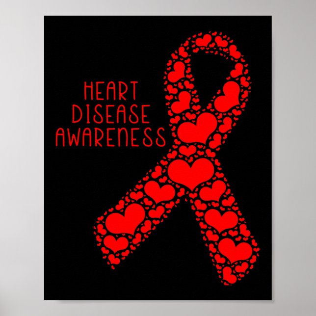 Red Ribbon Disease Awareness Poster (Framsidan)