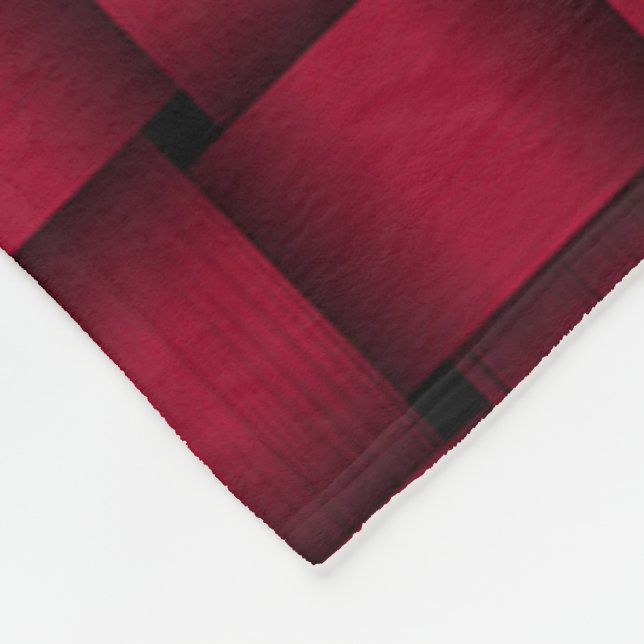 Red Ribbon Fleece Blanket (Hörn)