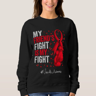 Red Ribbon Friend Vasculitis Awareness T Shirt