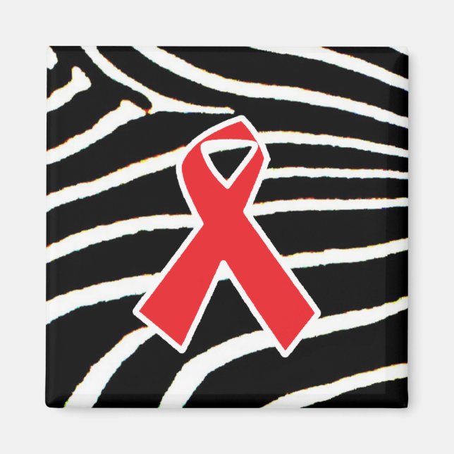 Red Ribbon Magnet (Framsidan)
