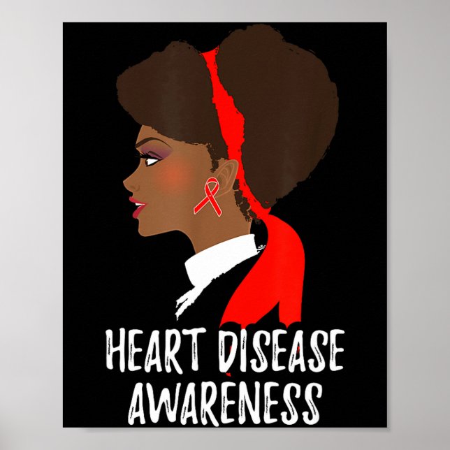 Red Ribbon Month _ National Heart Disease Awarenes Poster (Framsidan)
