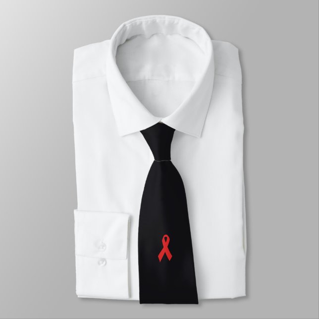 Red ribbon – Solidarity with HIV-positive Slips (Bunden)