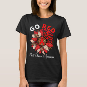 Red Ribbon Solros W T Shirt