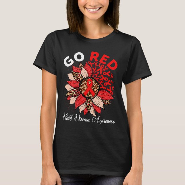 Red Ribbon Solros W T Shirt (Framsida)