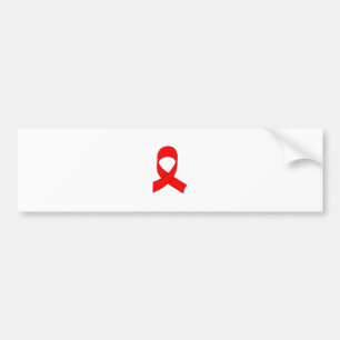Red Ribbon Teckning Bildekal