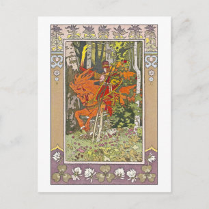 Red Rider av Ivan Bilibin Vykort