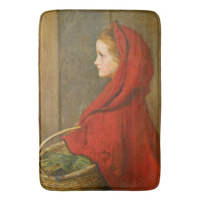 Red Riding Huva (av John Everett Millais) Badrumsmatta (Framsidan (Vertikal))
