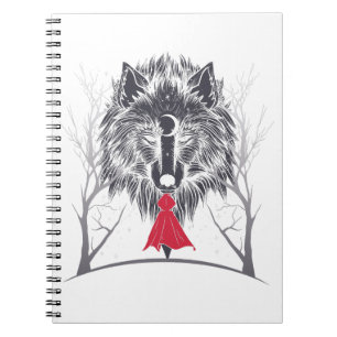 Red Riding Huva Costume Gif för flickor Anteckningsbok