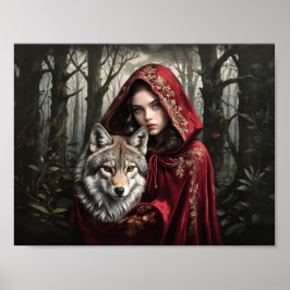 Red Riding Huva och den verkliga historien med var Poster